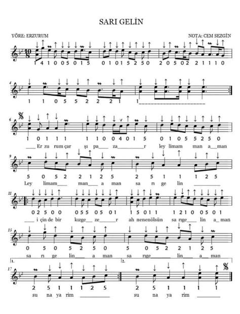 Sarı Gelin Şarkı Sözleri ve Hikayesi